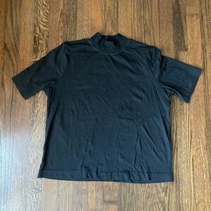 ZARA black short sleeve top